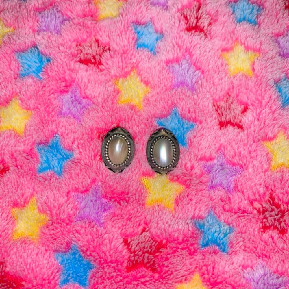 Mother of pearl sterling silver earrings